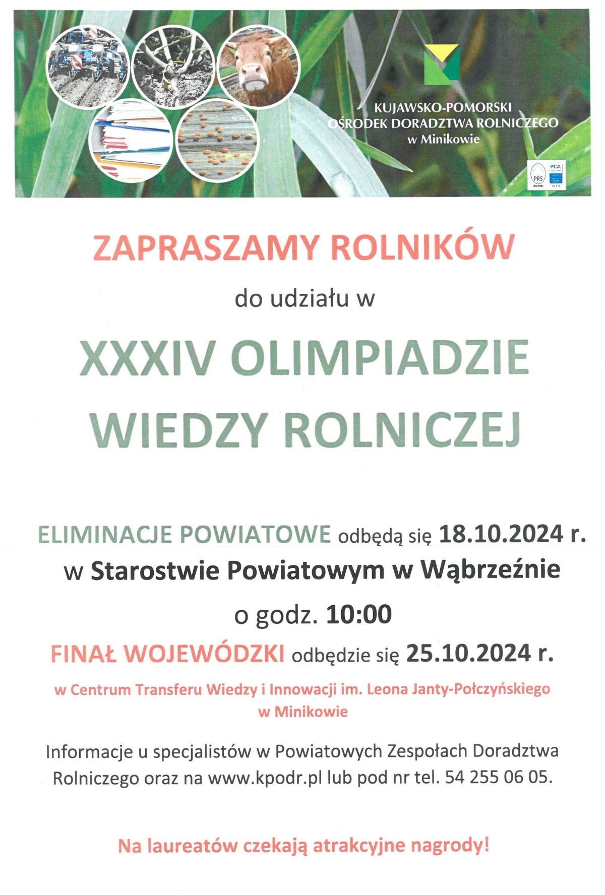 Plakat olimpiada rolnicza